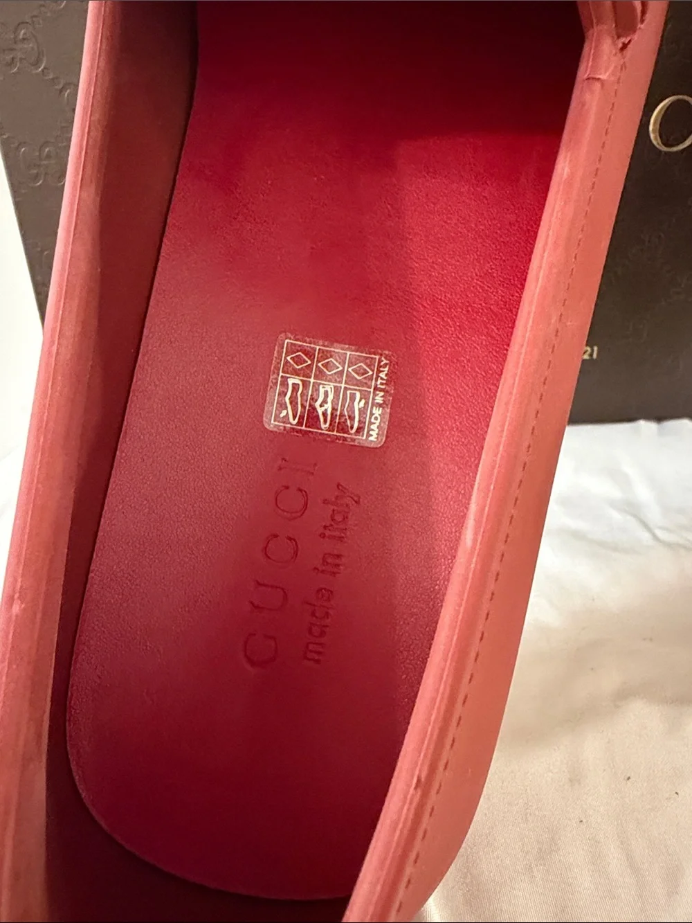 Gucci leather loafers